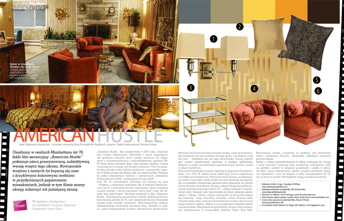 American Hustle, wnętrza, scenografia, wnętrza filmowe, amerykańskie wnętrza