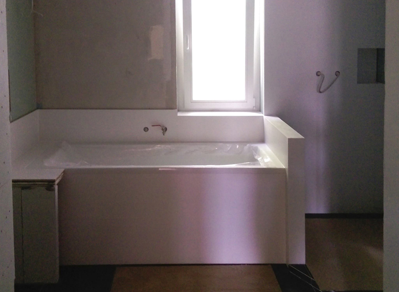 Moja łazienka - układ, koncepcja aranżacji i pierwsze zdjęcia.