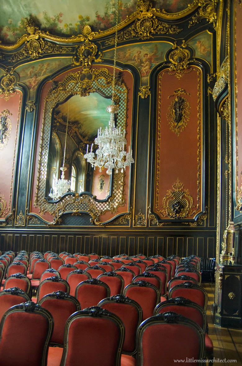 Pałac w Pszczynie, wnętrza, neobarkok, wnętrze barokowe, barok