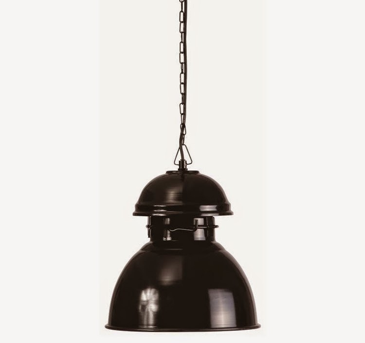 metalowa lampa, lampa industrialna