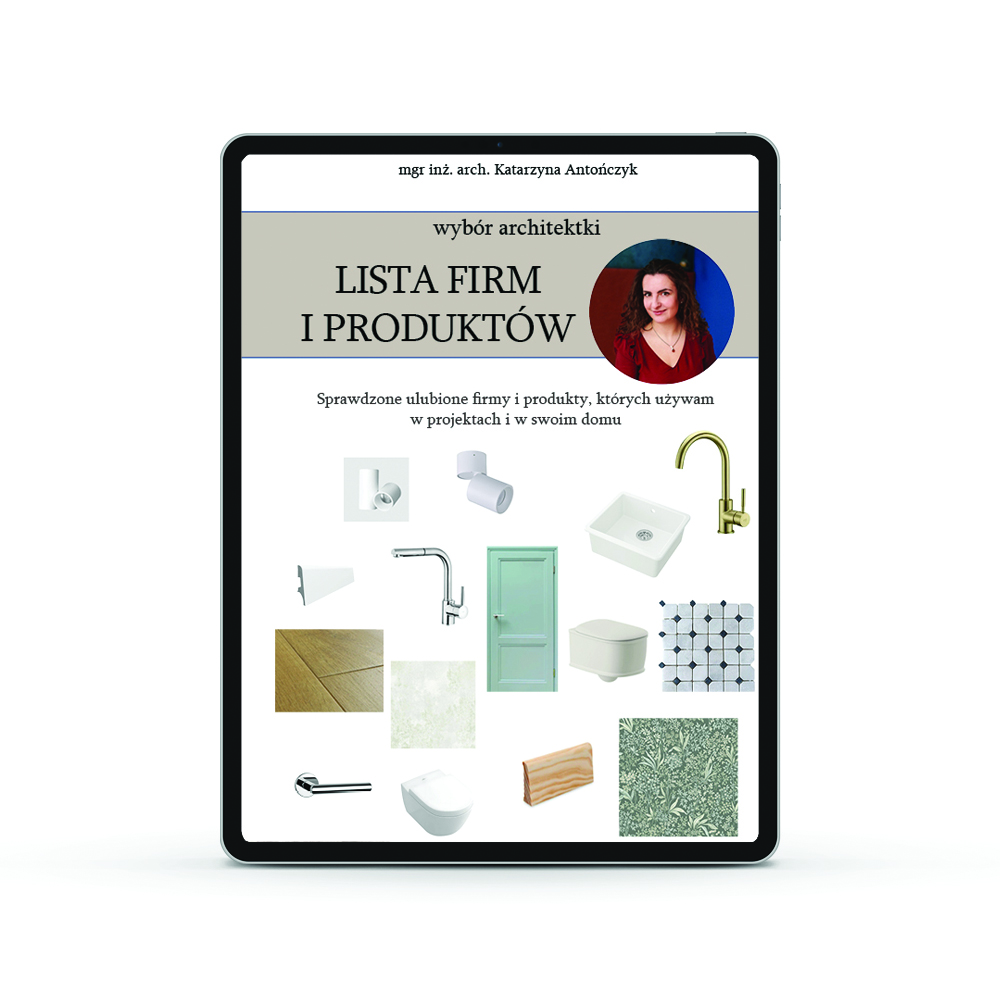 Lista producentów i produktów wyposażenia wnętrz